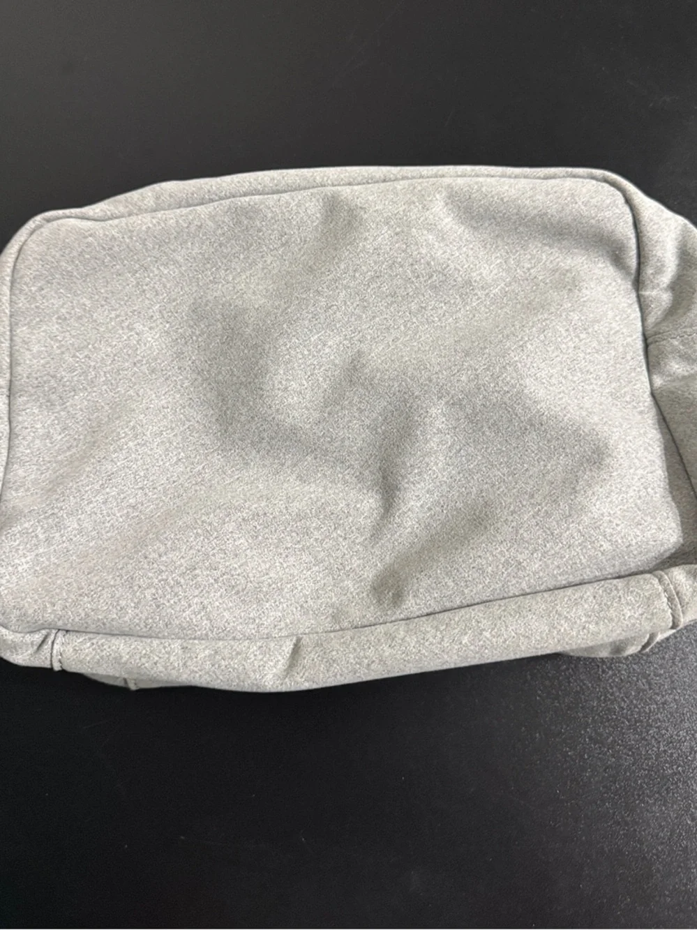 Stoney Clover Lane Large Heather Gray Cosmetic Pouch